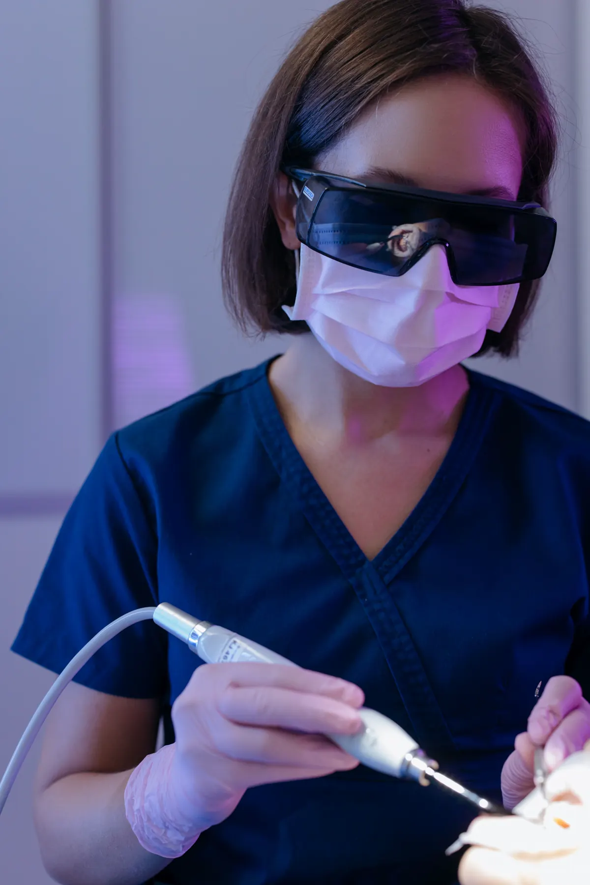 Intra-oral scan used for clear aligner planning